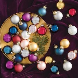 Midnight Jewel Mini Ornaments, Set of 32
