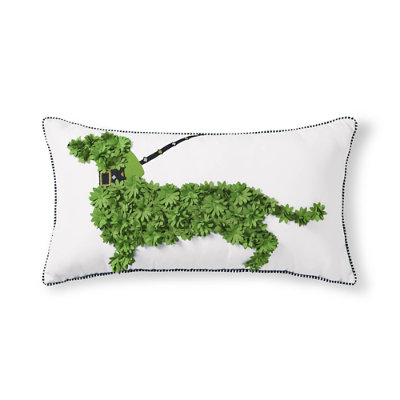 Darling Dachshund Topiary Outdoor Pillow - Grandin Road