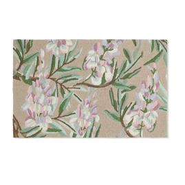 Blossom Wisteria Hooked Outdoor Rug & Mat