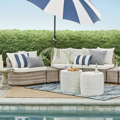 Alliance Wicker Sectional Collection