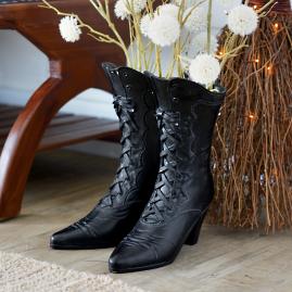 Victorian Witch Boot Planter
