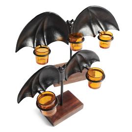 Bat Tea Light Holders, Set of Two