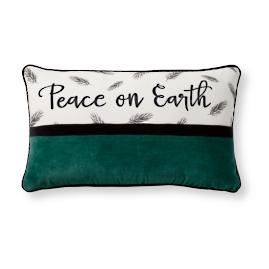 Peace on Earth Velvet Pillow