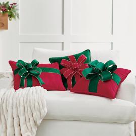 Christmas Bow Pillow