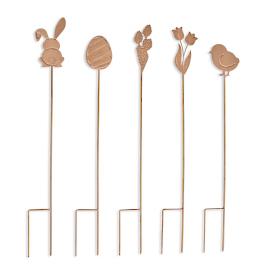 Easter Icon Garden Stakes, Set of Five