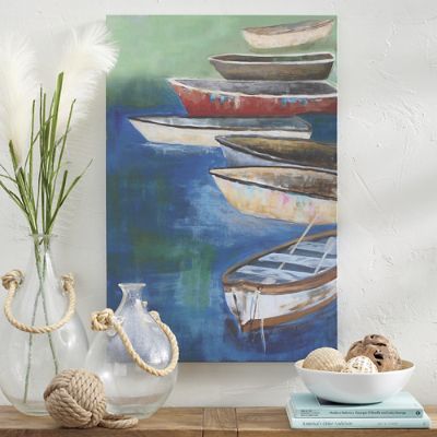 Docked Boats Art