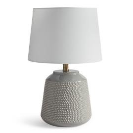 Ceramic Dots Table Lamp Gray