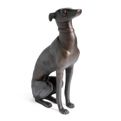 Metal Dog Sculpture - Grandin Road