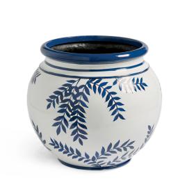Details about   Ceramic Succulent Pot Different Size Set of 3 Blue Small Glazed Flower Planter 