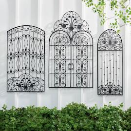 French Gate Outdoor Wall Art