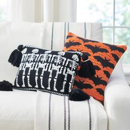 Crochet Halloween Pillows