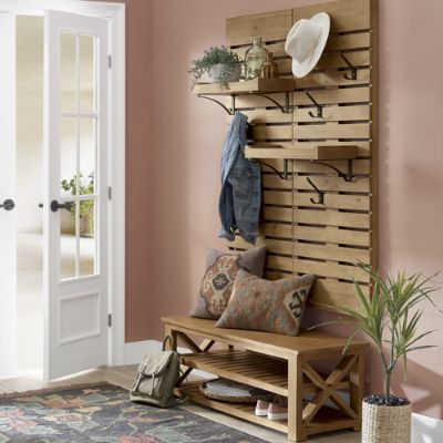 Cullen Entryway Collection - Reclaimed Pine, Reclaimed Pine /Hooks, Set Of 2 - Grandin Road