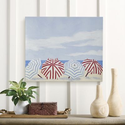 Beach Umbrellas Canvas