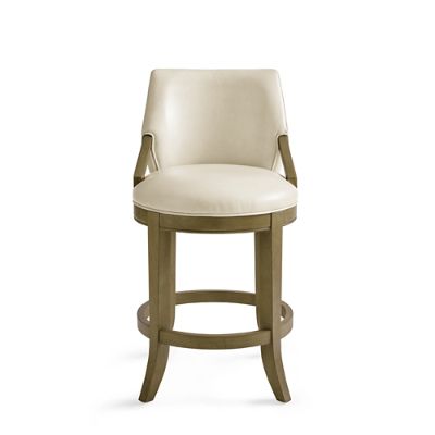 Roland Swivel Bar & Counter Stool - Counter Height (26" Seat), Harvest, Harvest/Marbled Bone/Counter Height - Grandin Road