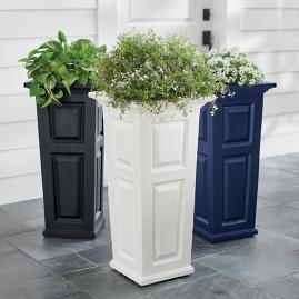 Nantucket Easy-Care Tall Tapered Planter