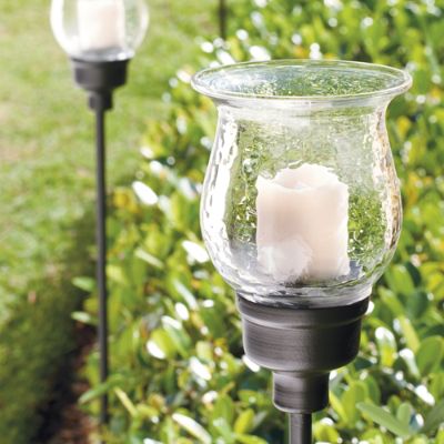 Glass Globe Garden Stakes Grandin Road