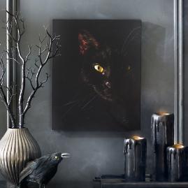 Creepy Cat Canvas