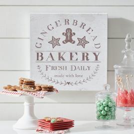 Gingerbread Bakery Canvas