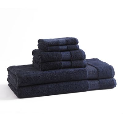 Cotton and Bamboo Rayon Sixpiece Towel Set Grandin Road