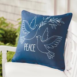 Peace Dove Pillow 18x18