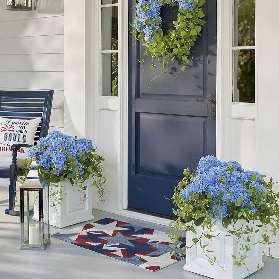 patriotic decor for your front porch