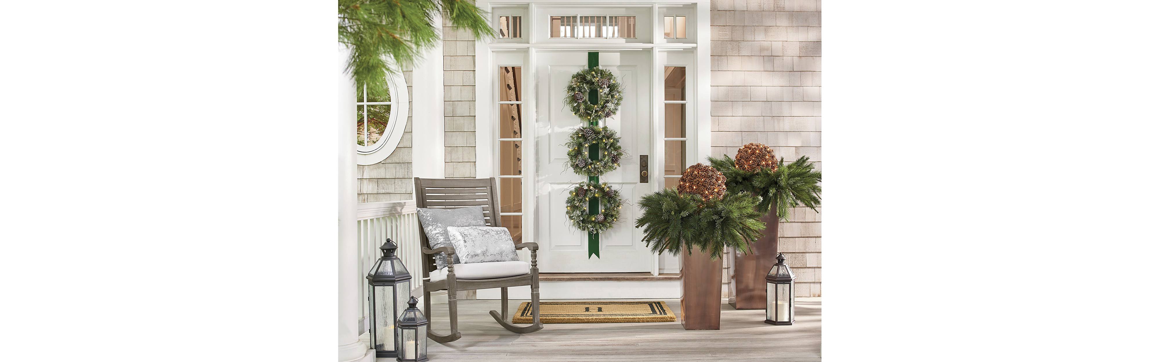 Christmas Porch Decorations 15 Holly Jolly Looks Grandin Road Blog