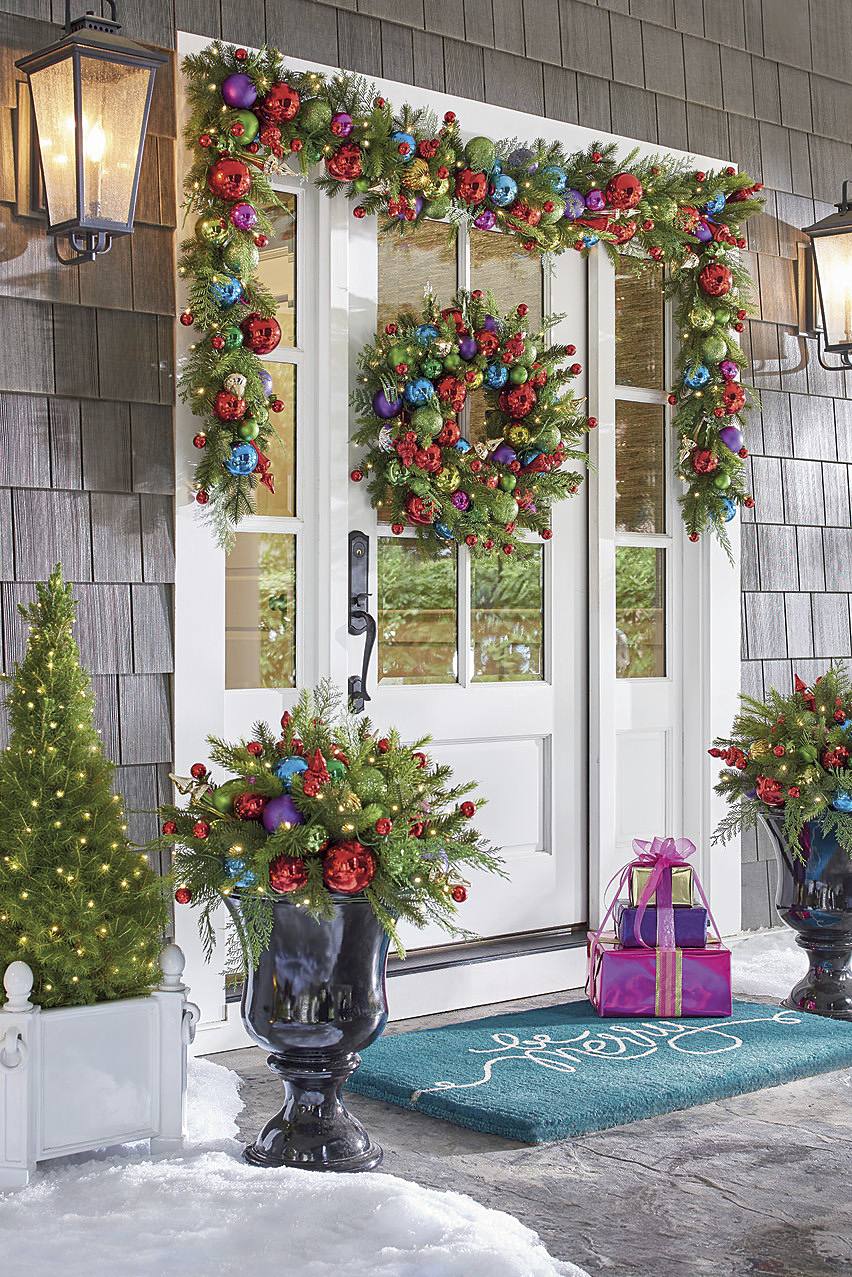 Christmas Porch Decorations 15 Holly Jolly Looks Grandin