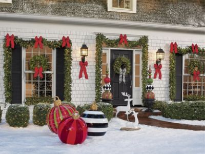 porch christmas lights