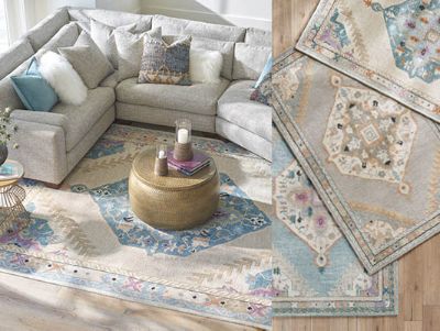 transitional rug ideas with center medallion
