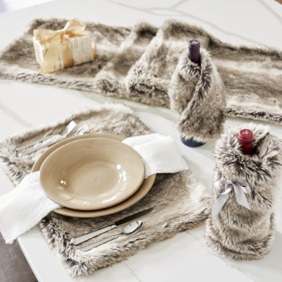 Faux Fur Tabletop Collection Grandin Road