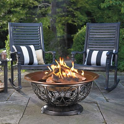 Black Mesh Fire Pit Screen Grandin Road