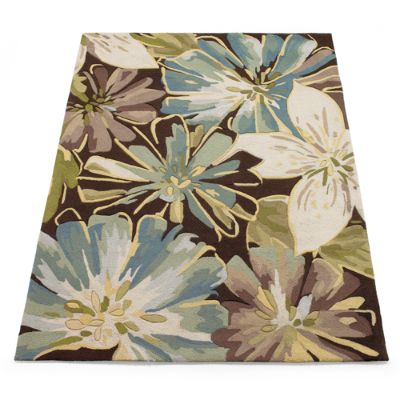 Watercolor Floral Area Rug Grandin Road